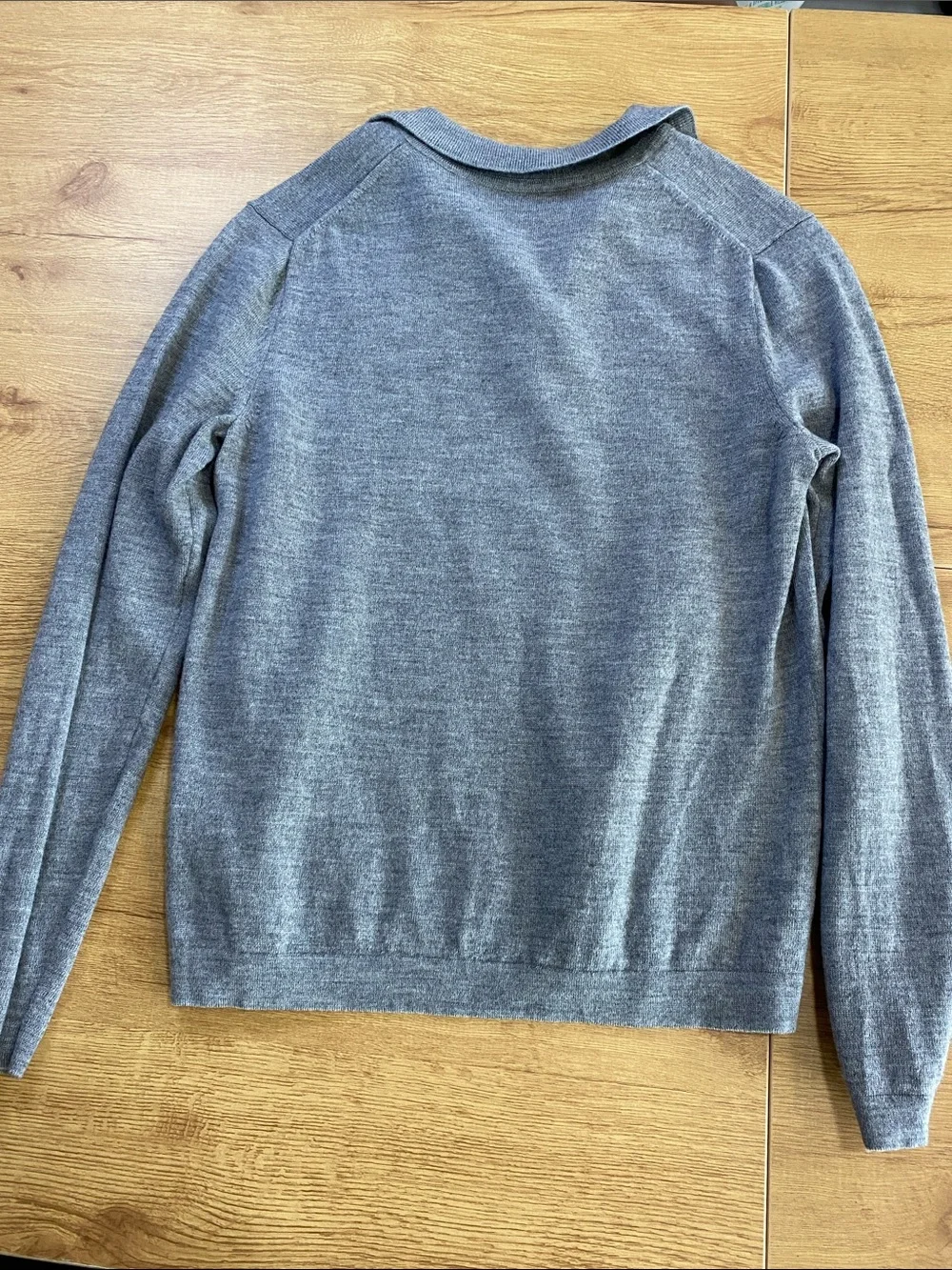 Banana Republic Men’s Zip-Front Sweater in Gray